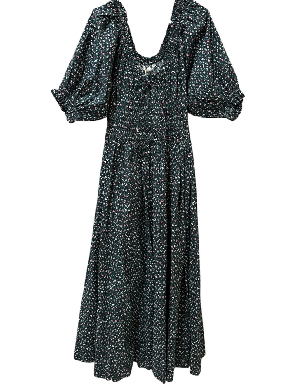 DOEN Victoire Floral 100% Organic Cotton Dress in Mirbeau Garden Size: XXL - Picture 4 of 12